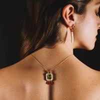 Peridot Ruby Necklace